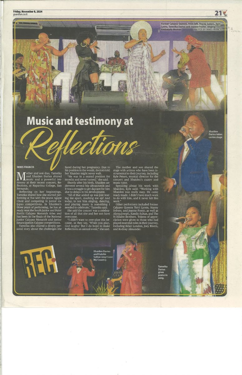 Music and Testimony at Reflections feature